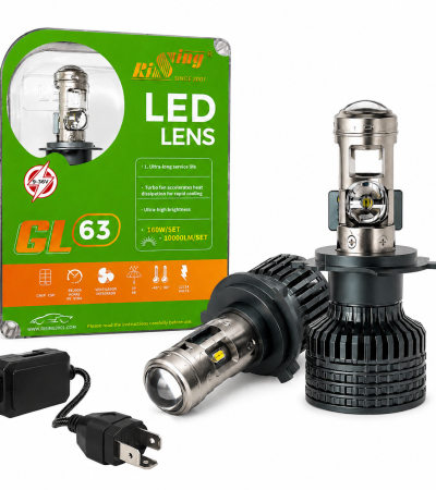 Kit Focos Led GL40 H7 Con Lupa Canbus Csp 160w