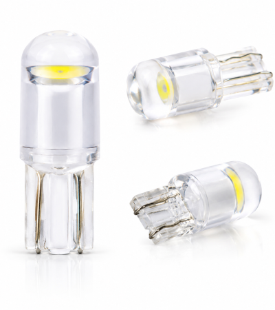 Par de Focos Mini LED Pellizco T5 2721 Cluster Para Tablero Blancos