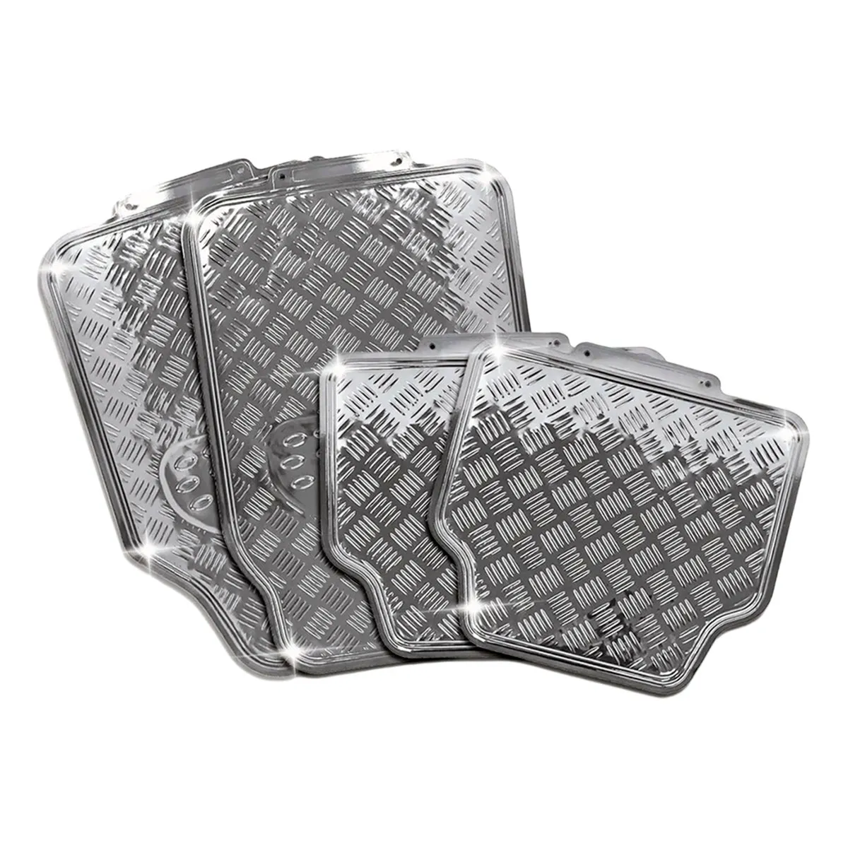 Tapete Automotriz color Gris Metalico  45x42cm