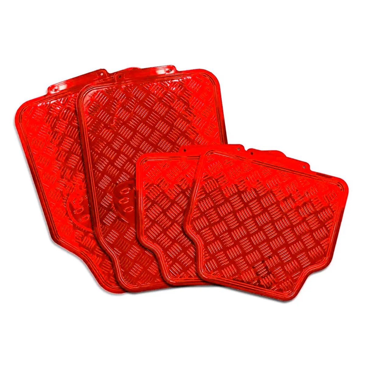 Tapete Automotriz color Rojo 45x42cm