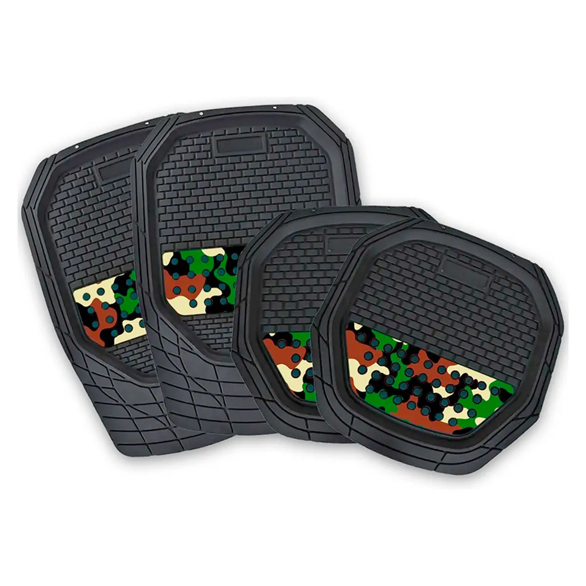 Tapete Automotriz de Charola color Camuflaje 50.5cmx50cm