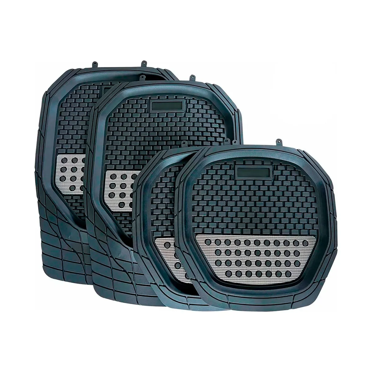 Tapete Automotriz de Charola color Carbon 50.5cmx50cm