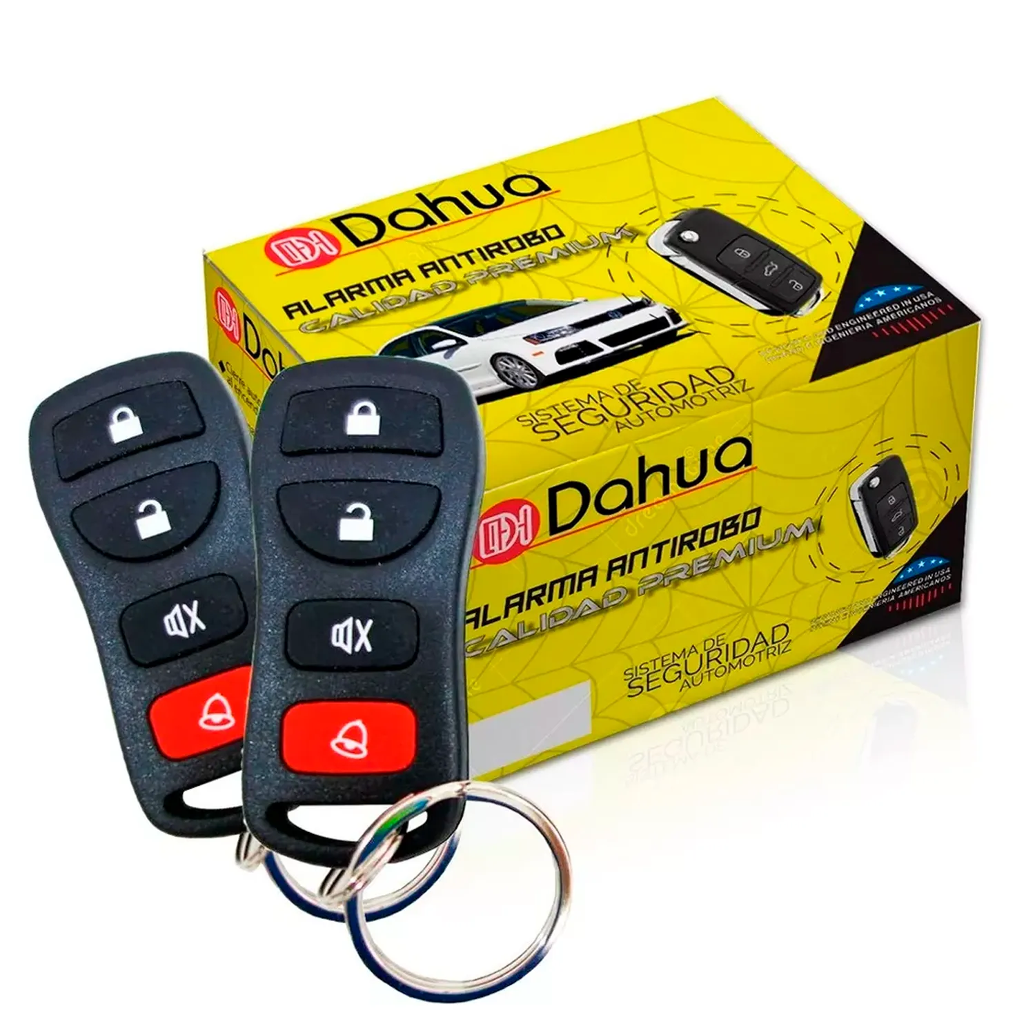 ALARMA  PLASTICO , REFORZADO DOS LLAVES 12V