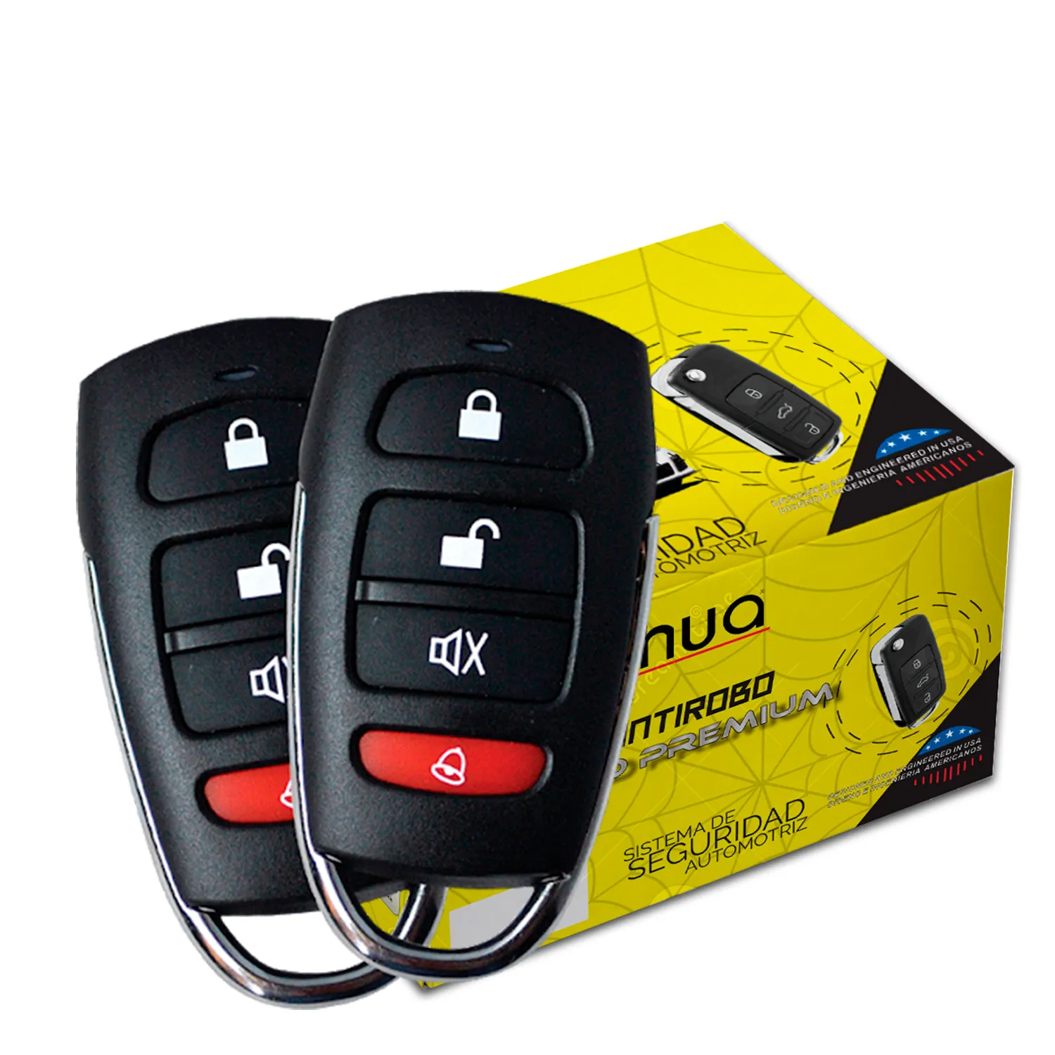 ALARMA  PLASTICO , REFORZADO DOS LLAVES 12V