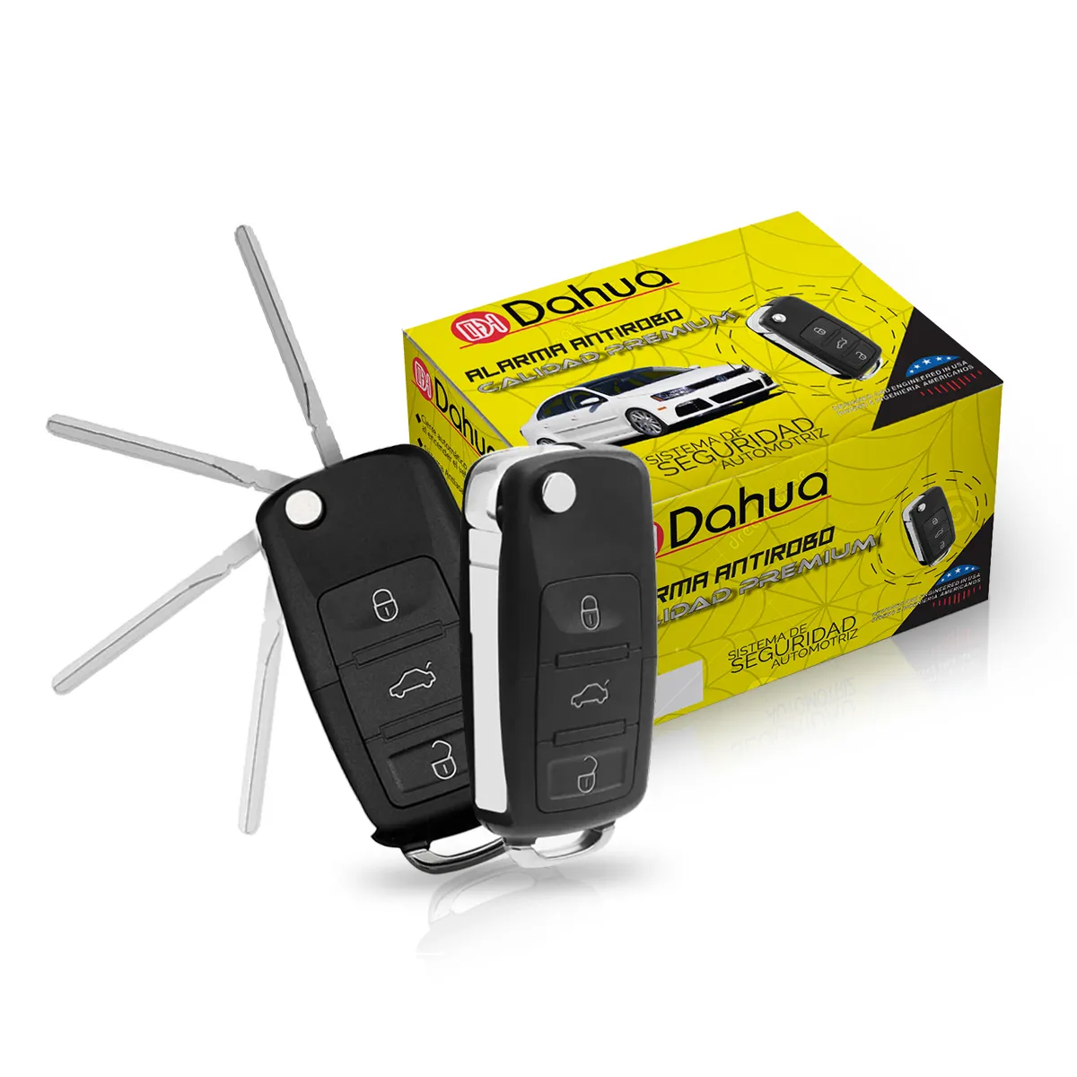 ALARMA  PLASTICO , REFORZADO DOS LLAVES 12V