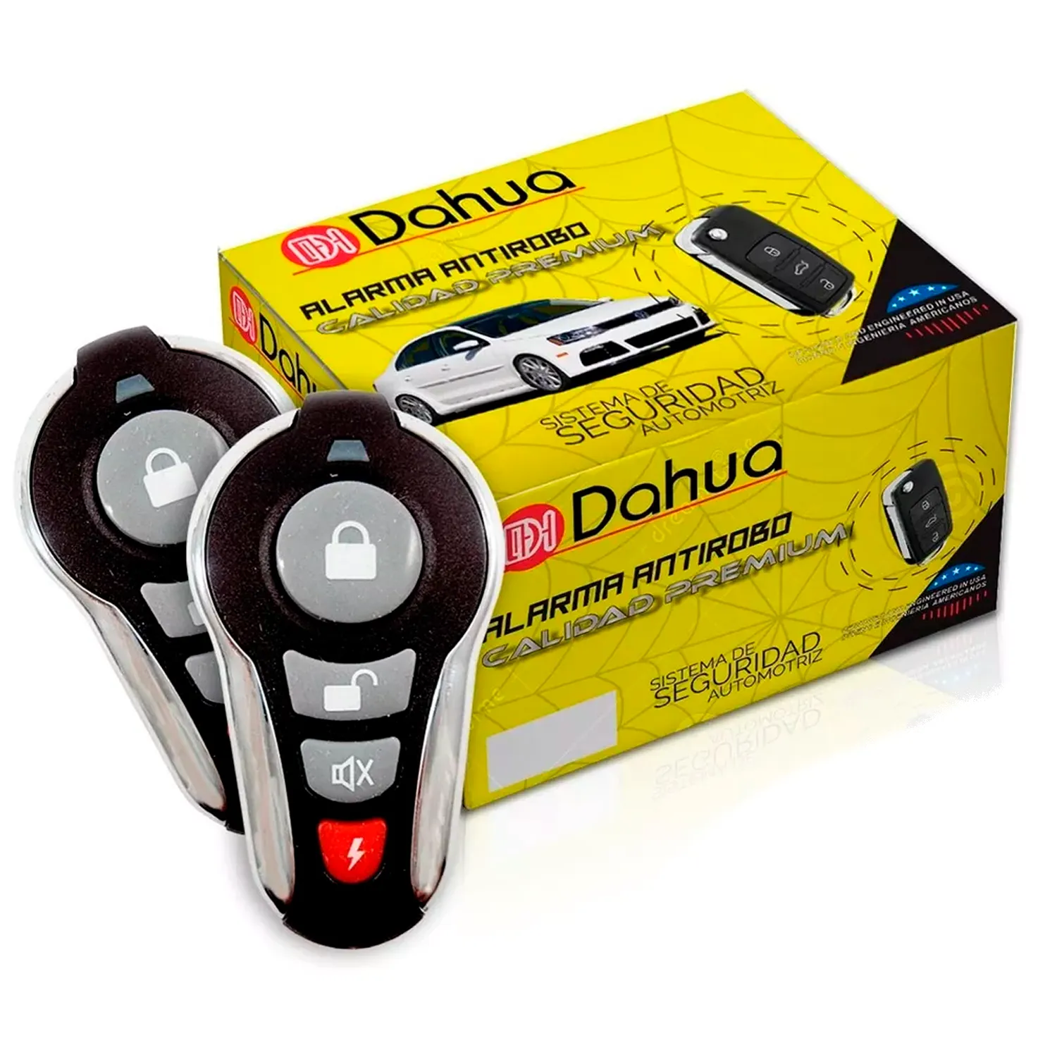 ALARMA  PLASTICO , REFORZADO DOS LLAVES 12V