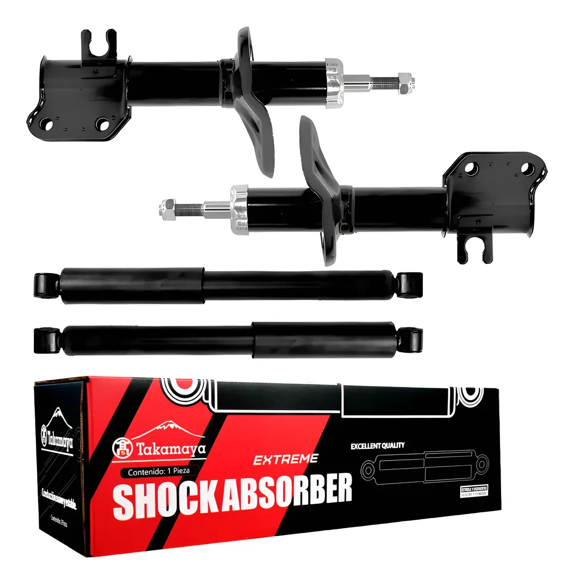 Amortiguador Trasero para Derecho Chevrolet Matiz 2006-2015